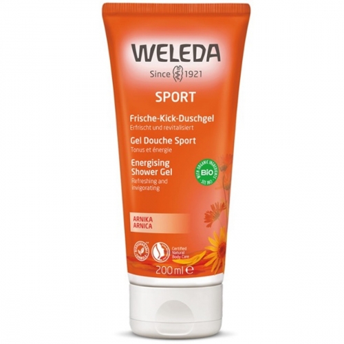 Arnica sport douche van Weleda, 1 x 200 ml