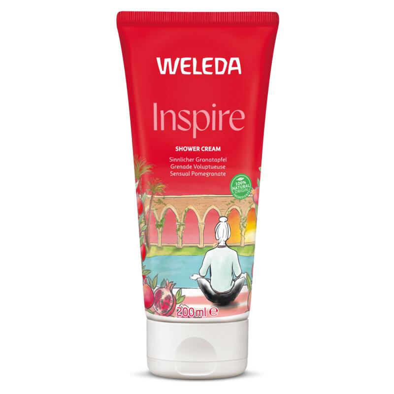 Granaatappel inspire douche van Weleda, 1 x 200 ml