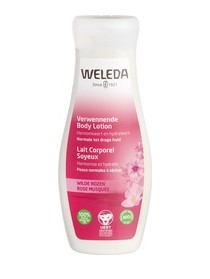 Wilde rozen body lotion van Weleda, 1 x 200 ml
