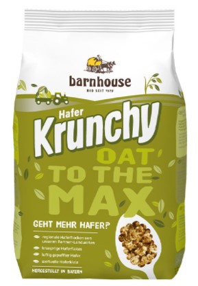 Krunchy oat to the max van Barnhouse, 6 x 500 g