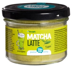 Matcha latte gula jawa van TerraSana, 6 x 120 g