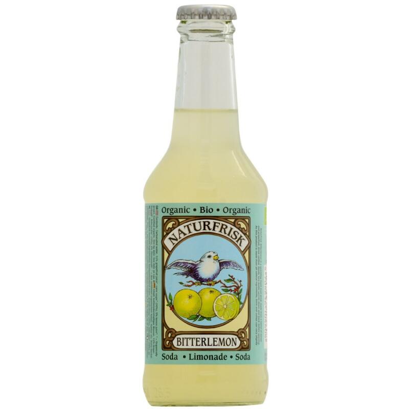 Bitter lemon van Naturfrisk, 12 x 250 ml