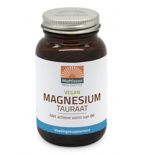 Magnesium tauraat capsules van Mattisson GEEN BIO, 1 x 60 capsul