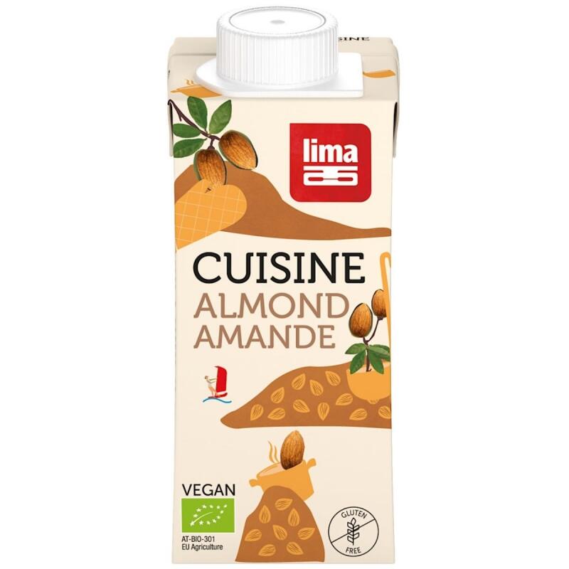 Cuisine amandel ongezoet glutenvrij van Lima, 15 x 200 ml