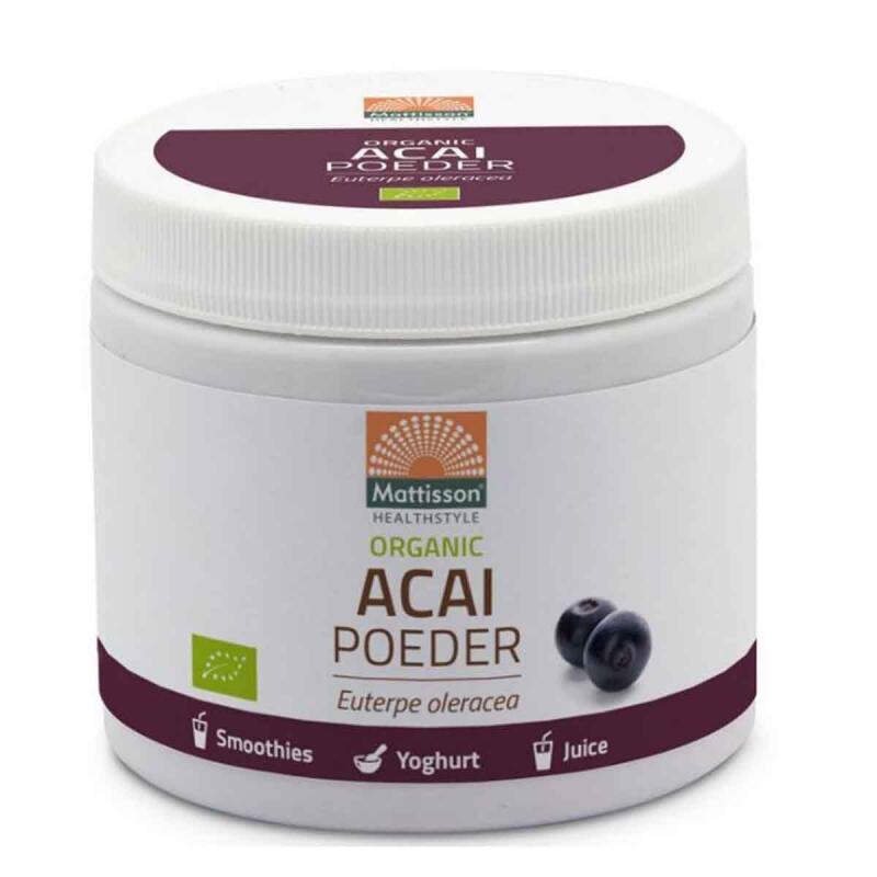 Acai poeder van Mattisson, 1 x 125 g