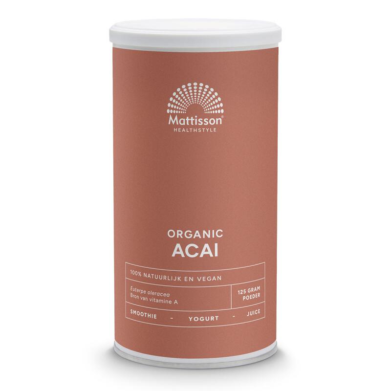 Acai poeder van Mattisson, 1 x 125 g