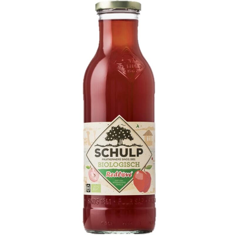 Appel sap Red Love van Schulp, 6 x 750 ml