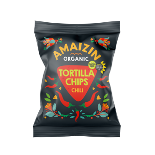 Tortilla chips chili van Amaizin, 15 x 75 g