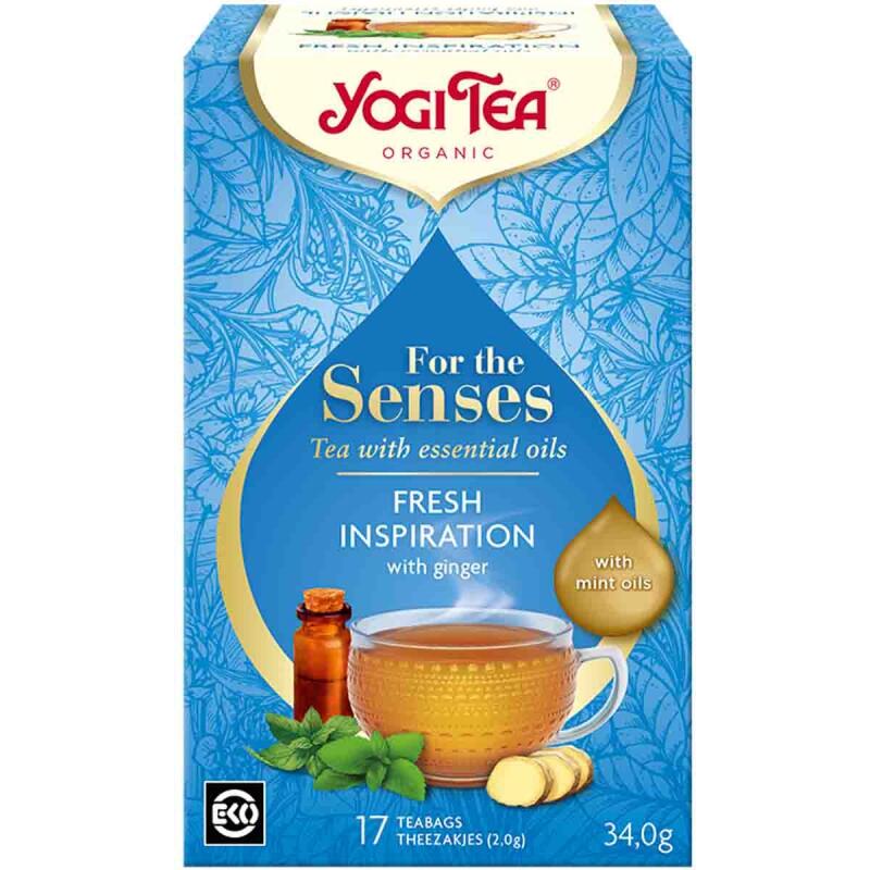 Senses fresh inspiration van Yogi Tea, 6 x 17 builtjes