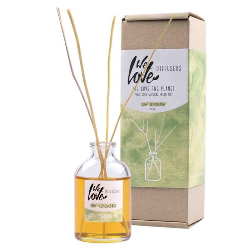 Diffuser light lemongrass van We Love The Planet, 1 x 50 ml