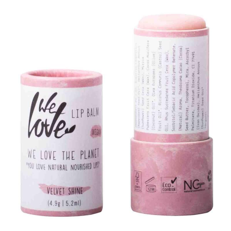 Lip balm velvet shine van WE LOVE THE PLANET, 1 x 5 g