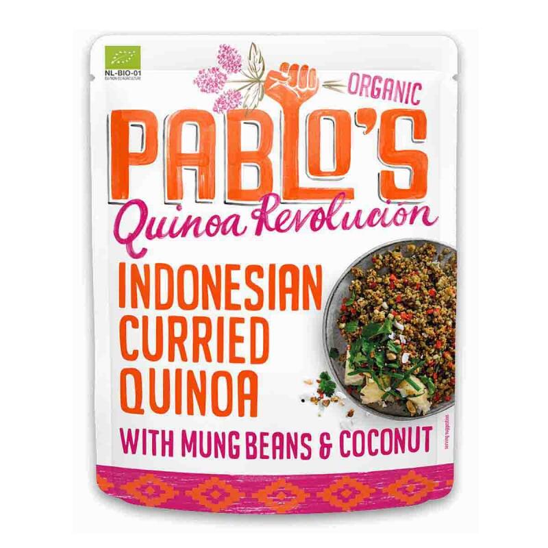 Indonesian curried quinoa van Pablo`s Quinoa, 6 x 210 g