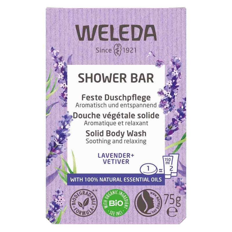 Showerbar Lavender van Weleda, 1 x 75 g