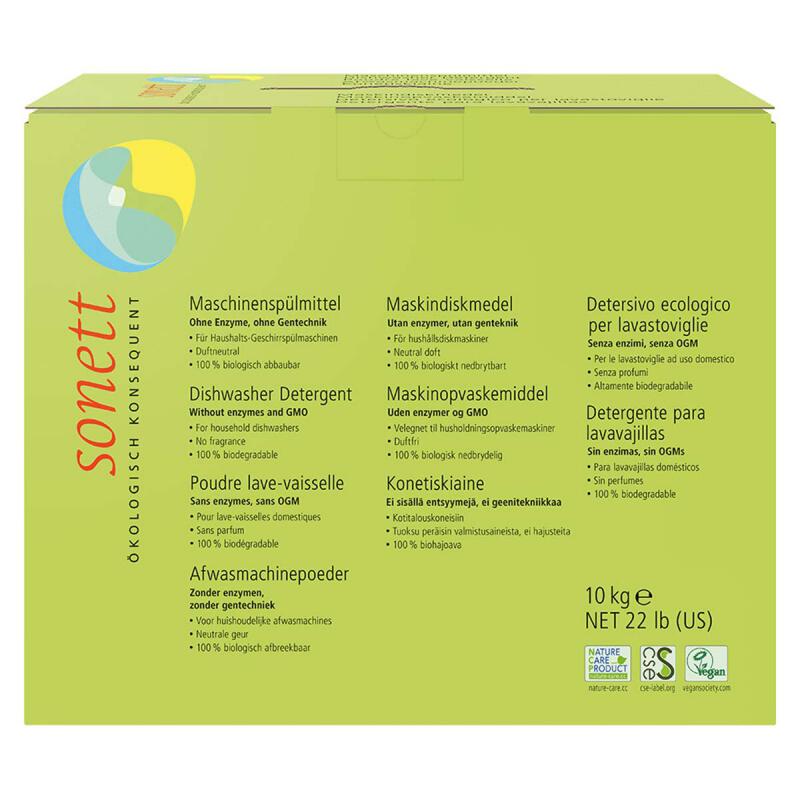 Vaatwasmachine poeder van Sonett, 1 x 10 kg