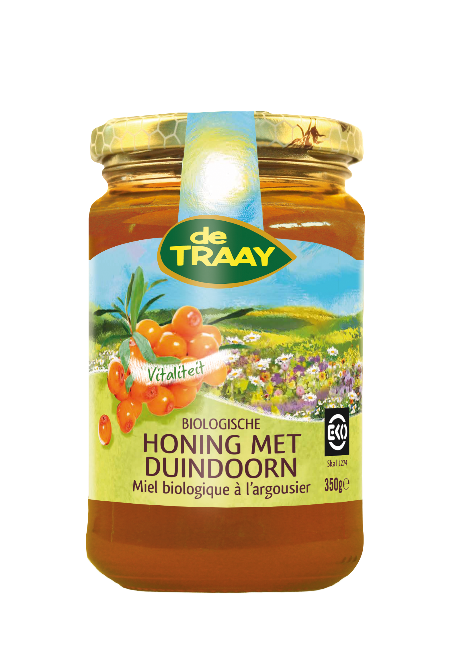 Honing met duindoorn van Traay, 6 x 350 g