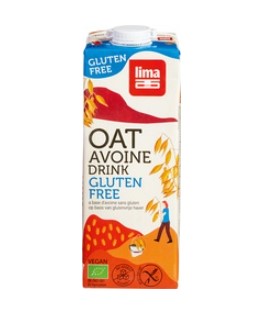 Haver drink glutenvrij ongezoet van Lima, 8 x 1 l