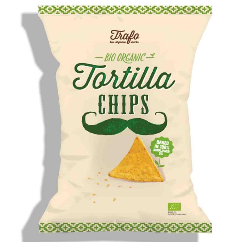 Tortilla chips naturel van Trafo, 15 x 75 g