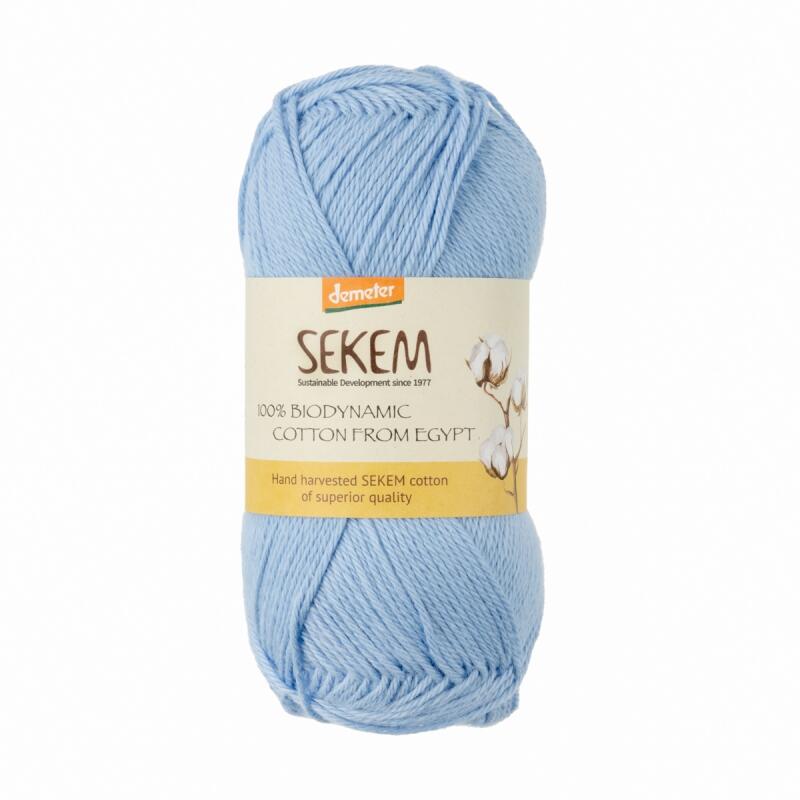 Garen katoen lavendel 50gr van Sekem, 10 x 1 stk