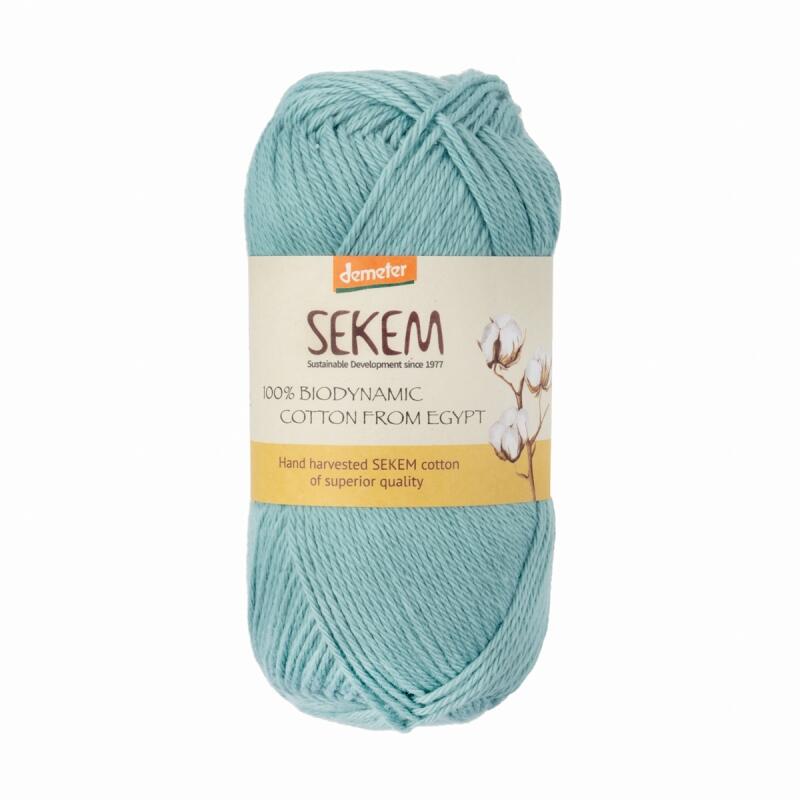 Garen katoen l-groen 50gr van Sekem, 10 x 1 stk