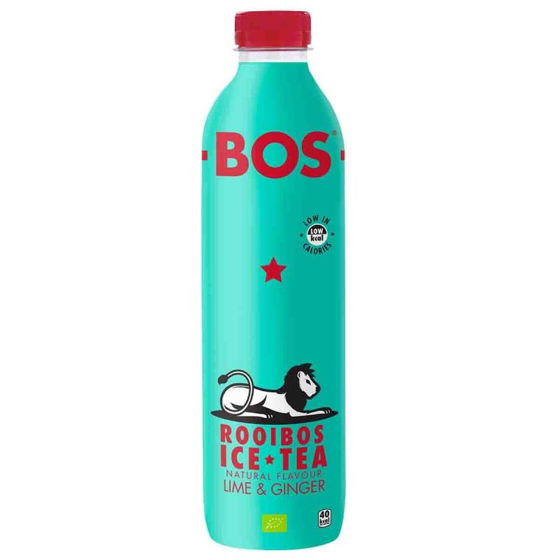 Ice tea lime-ginger van Bos excl statiegeld, 6 x 1 ltr