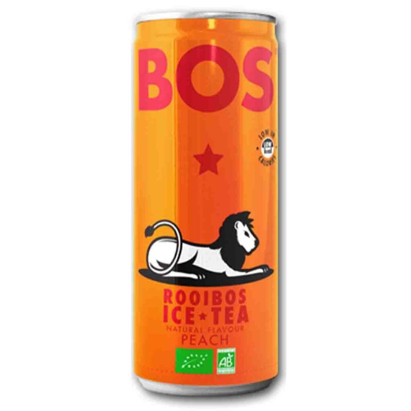 Ice tea peach van Bos, 12 x 250 ml