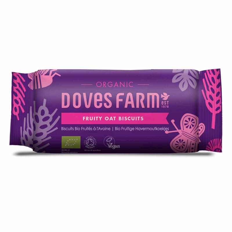 Biscuits fruity oat van Doves Farm, 12 x 200 g