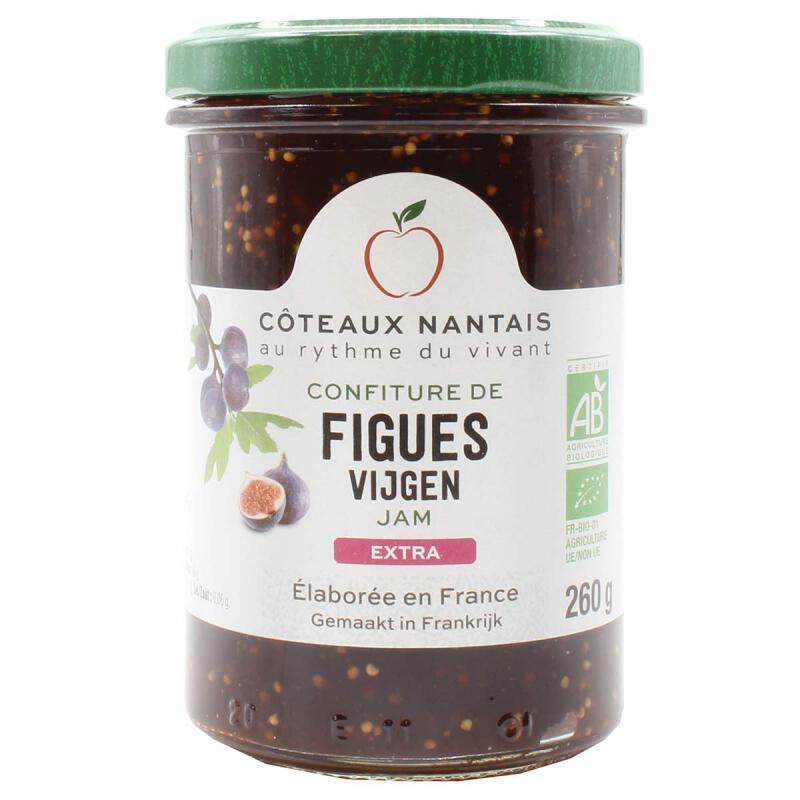 Vijgen jam van Côteaux Nantais, 6 x 260 g