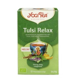 Tulsi relax van Yogi Tea, 6 x 17 builtjes