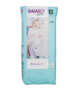 Luier broekjes 4 (7-14 kg) van Bambo Nature, 3 x 40 stk
