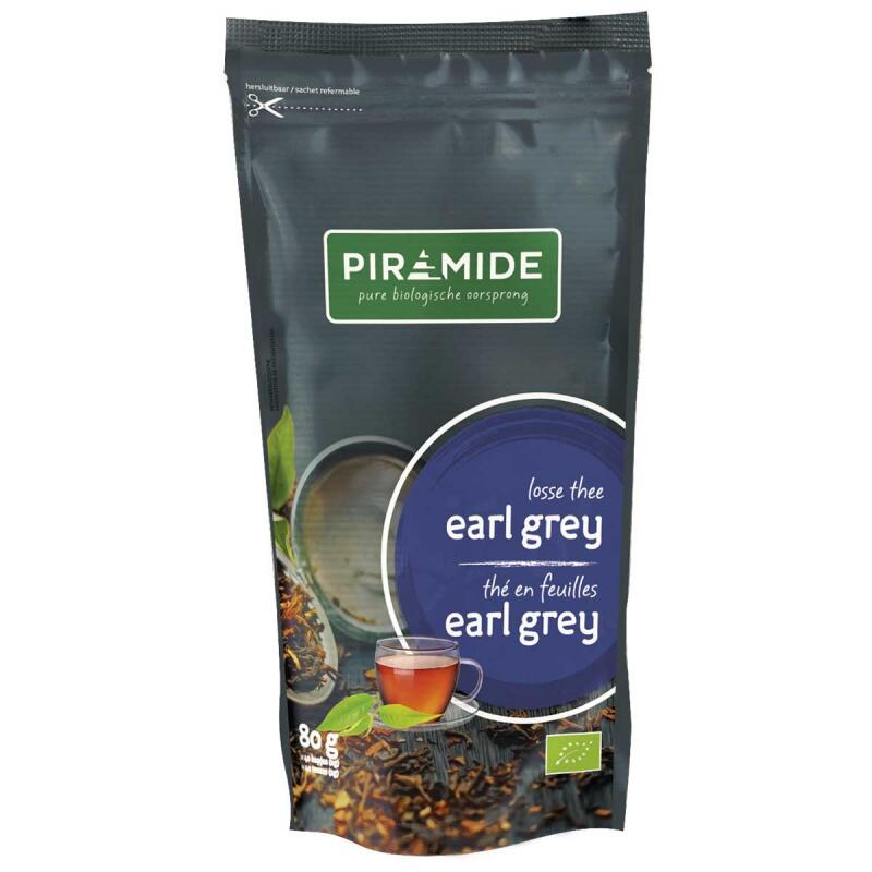 Earl grey thee los van Piramide, 6 x 80 g