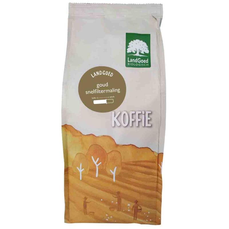 Koffie goudmerk gemalen van Landgoed, 6 x 500 g