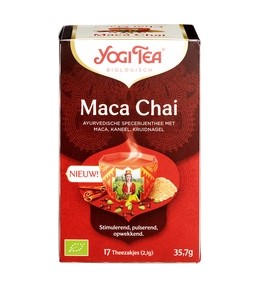 Maca chai van Yogi Tea, 6 x 17 builtjes