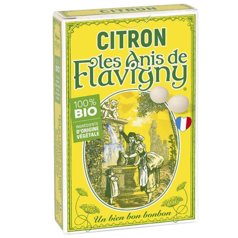 Anijspastilles citroen van Anis de Flavigny, 16 x 40 g