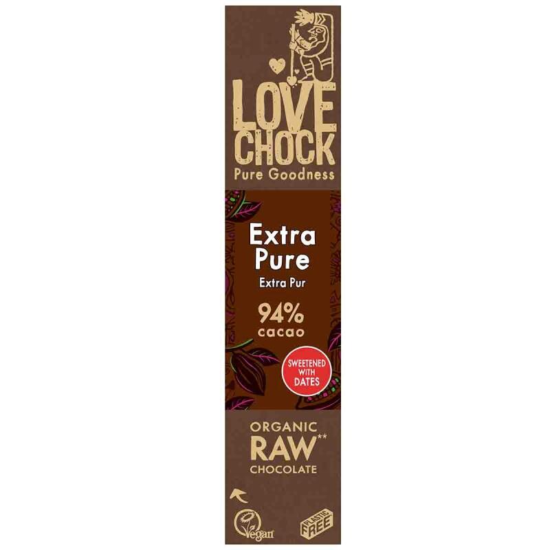 Chocobar extra pure van Lovechock, 12 x 40 g