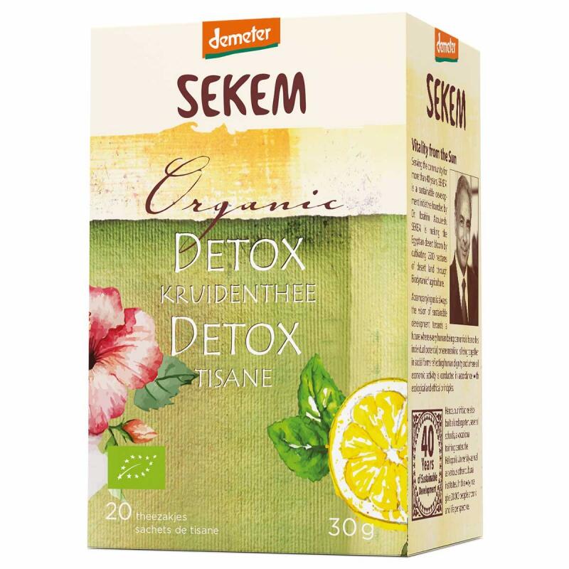 Detox thee van Sekem, 6 x 20 builtjes