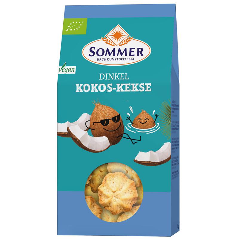 Spelt-kokoskoekjes van Sommer  Co, 6 x 150 g