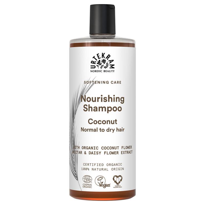 Kokos shampoo (normaal haar) van Urtekram, 1 x 500 ml