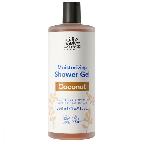 Coconut shower gel van Urtekram, 1 x 500 ml