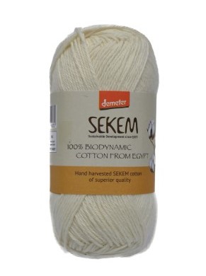 Garen katoen egret 50gr van Sekem, 10 x 1 stk
