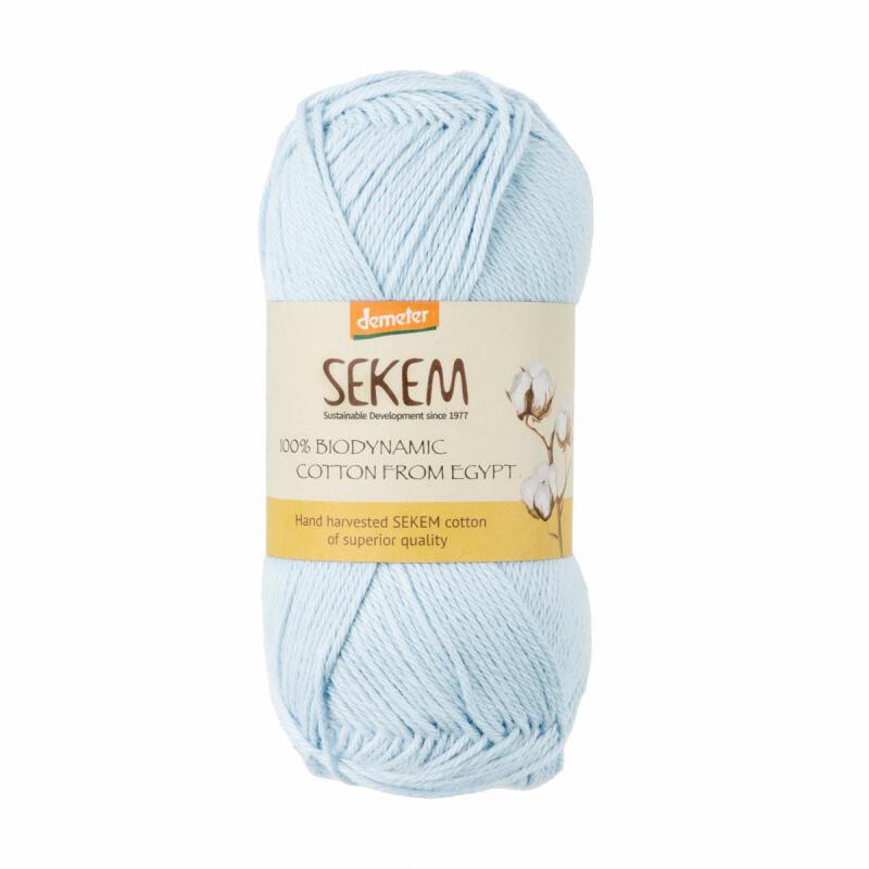Garen katoen lilac 50gr van Sekem, 10 x 1 stk