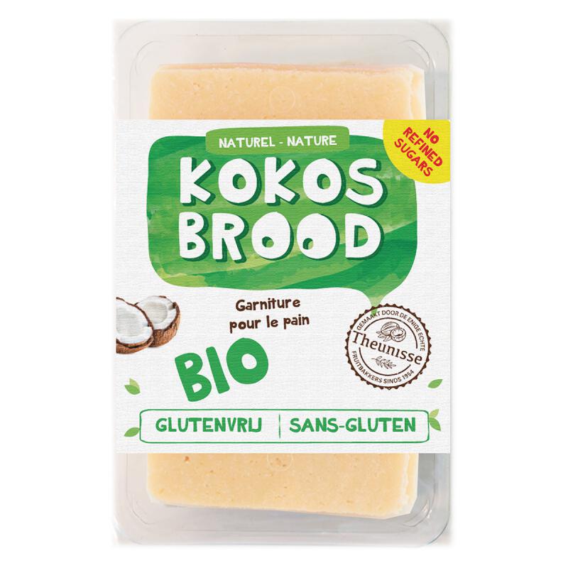 Kokosbrood naturel van Theunisse, 12 x 220 g