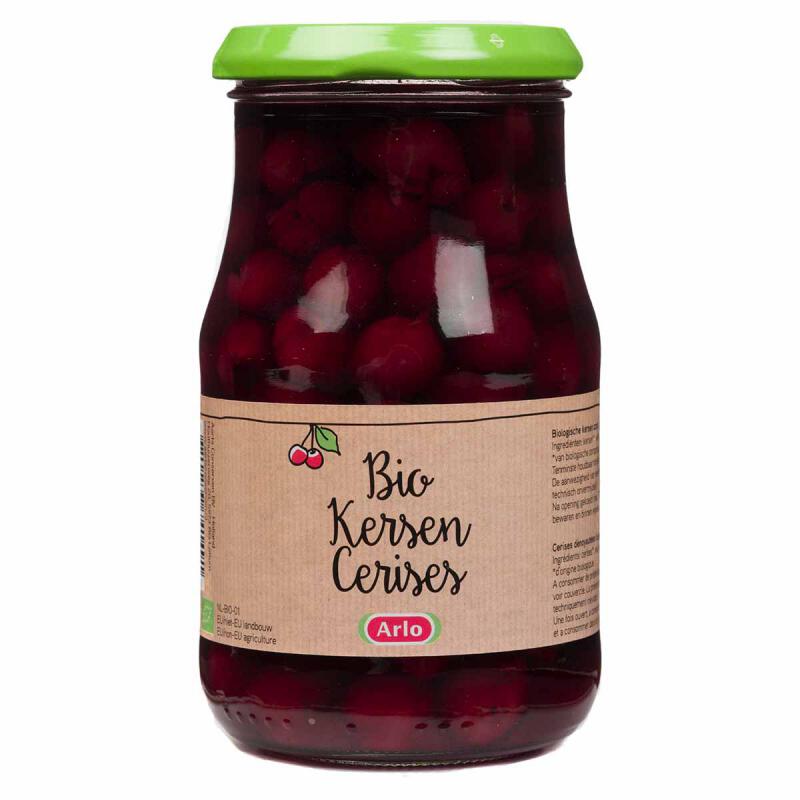 Kersen op siroop van Arlo, 6 x 370 ml