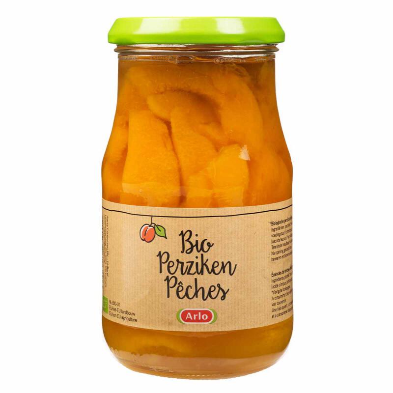 Perziken op siroop van Arlo, 6 x 350 ml