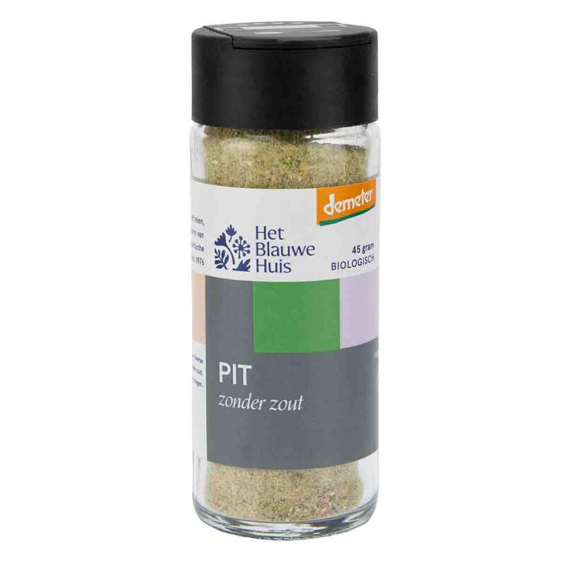 Pit (zonder zout) in glas van Het Blauwe Huis, 6 x 35 g