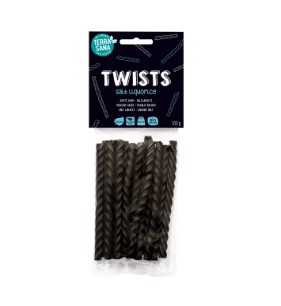 Zoute dropkabels twists van TerraSana, 10 x 100 g