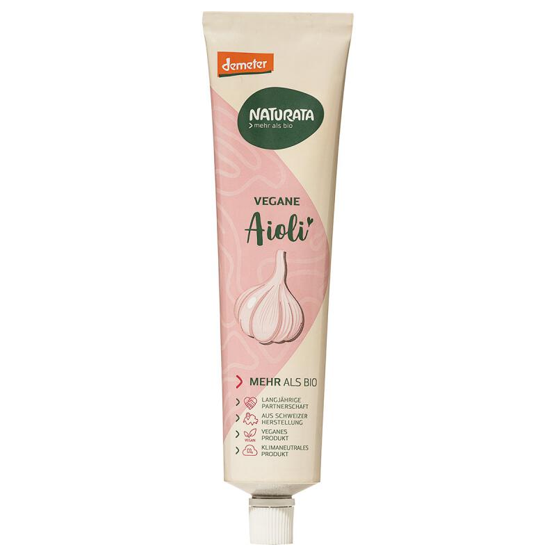 Aioli vegan in tube van Naturata, 8 x 190 ml