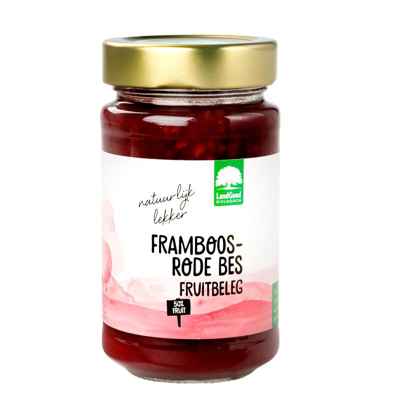 Fruitbeleg framboos rode bes van Landgoed, 6 x 250 g