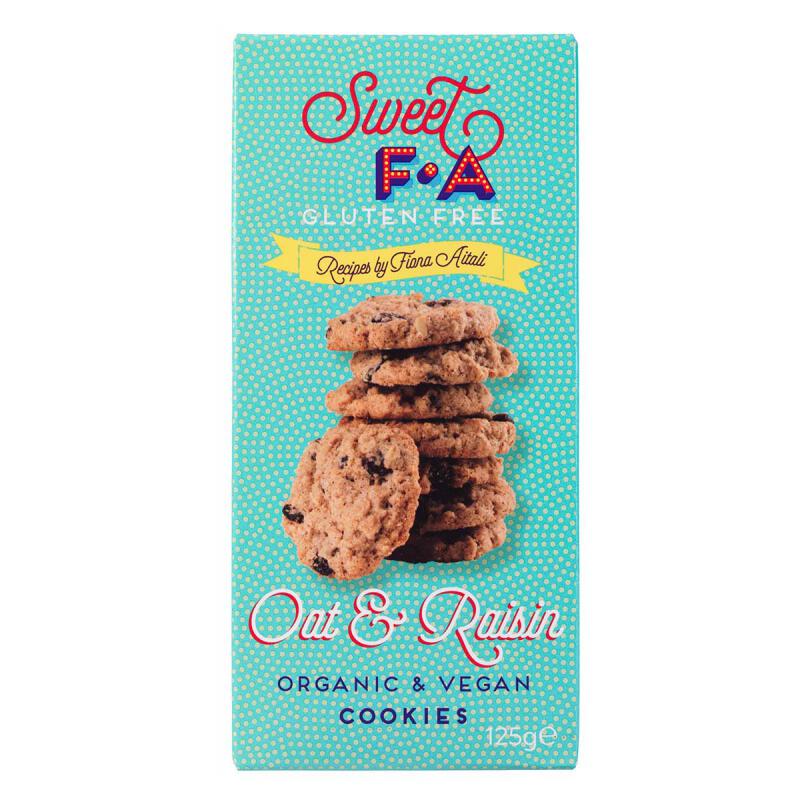 Oat + raisin cookies gv van Sweet FA, 12 x 125 g