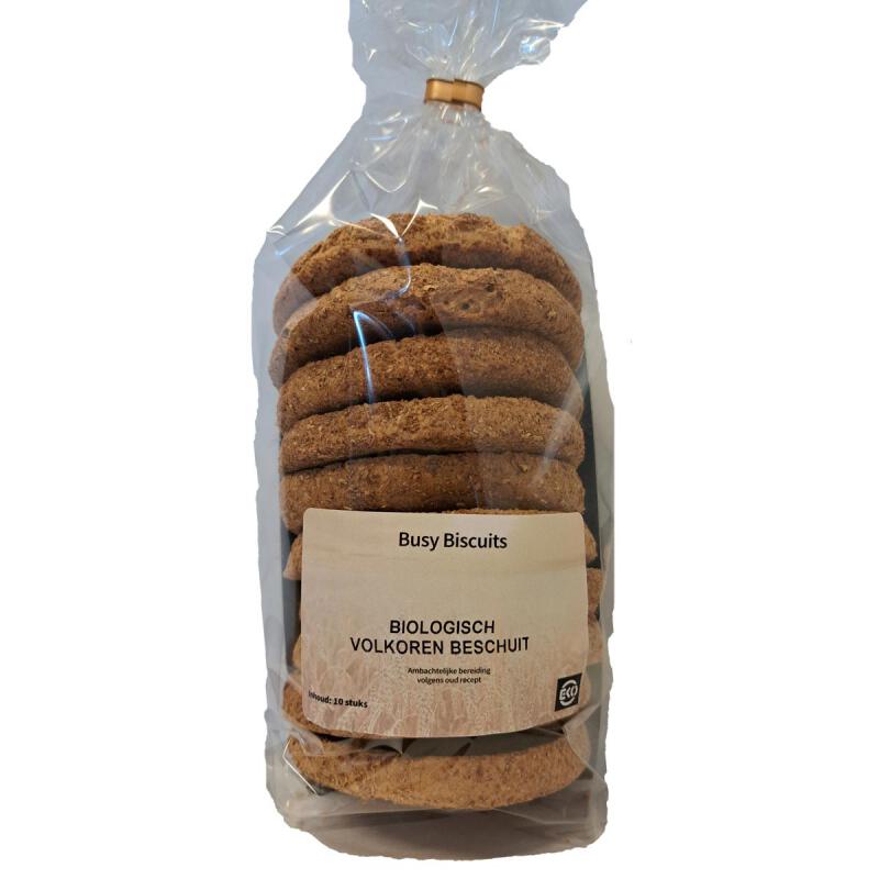 Beschuit volkoren van BUSY BISCUITS, 6 x 10 stk