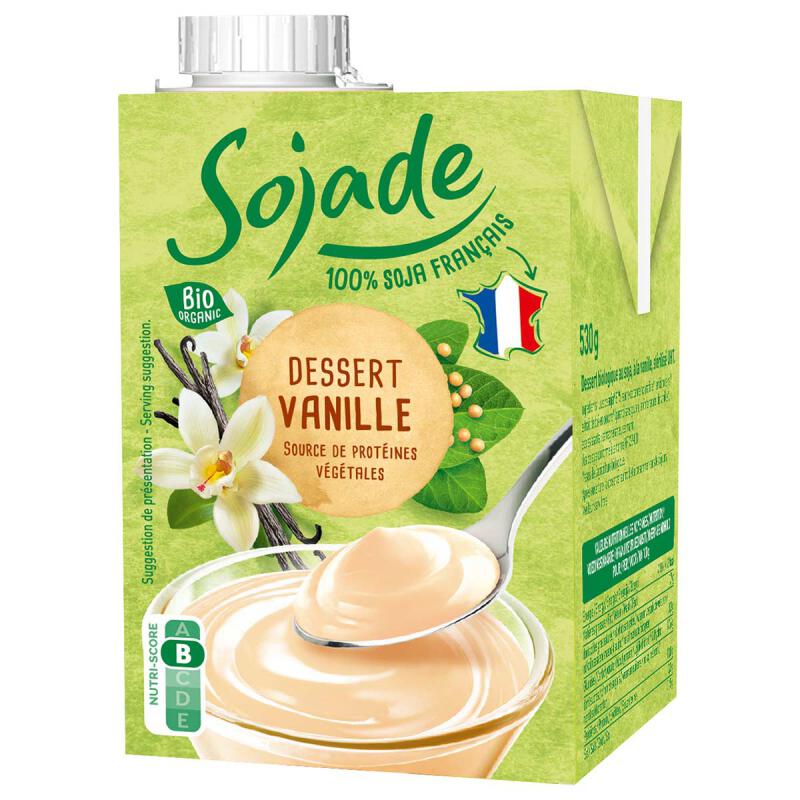 Sojadessert vanille van Sojade, 8 x 530 g